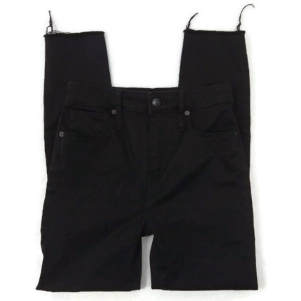 Madewell Curvy High-Rise Skinny Jeans Raw Hem